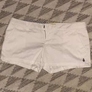 Flattering white shorts